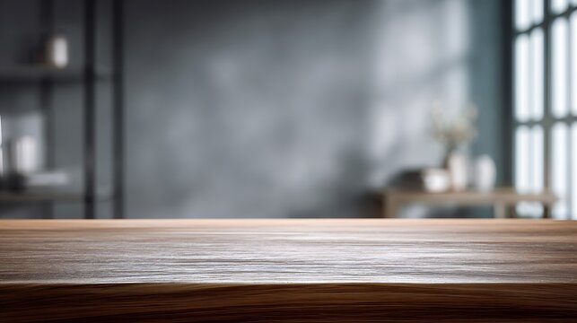 Empty tabletop as the main subject designed for a modern work setup, softly layered background with contemporary tones, even studio lighting maintaining a crisp and organized look, straight-on shot wi