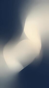 Abstract Light Play with Soft Gradient Patterns and Blue-White Contrast for Calm and Relaxation Visuals