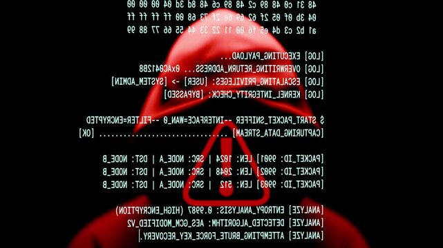Anonymous hacker cyber attack code
