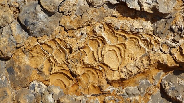 Mudstone textures and liesegang banding patterns along salt river banks in knersvlakte, northern vanrhynsdorp, south africa