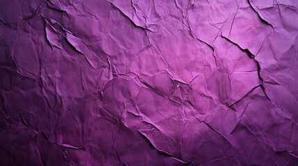 Fototapeta premium Old purple crumpled paper texture, antique vintage background, rich elegant wall surface