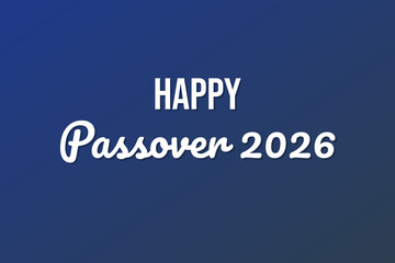 Obraz premium Happy Passover 2026