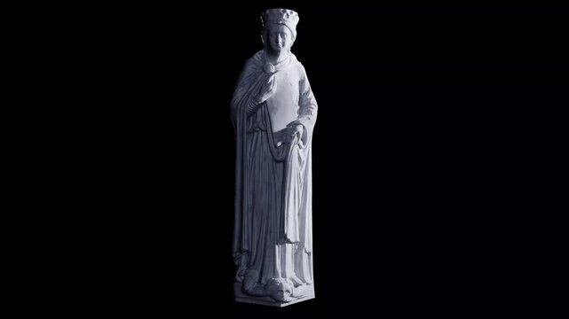 16 Sculpture of Queen of Sheba Made with 3D render not AI
