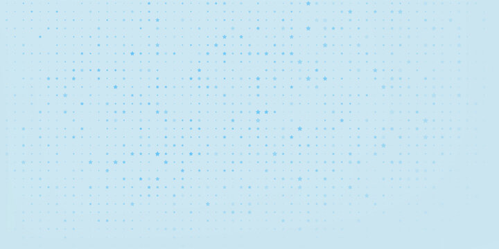 Vector abstract blue background frame of geometric shapes. Circular ornament. Pattern of dots, particles, molecules, fragments. Poster for technology, medicine, presentations, business.