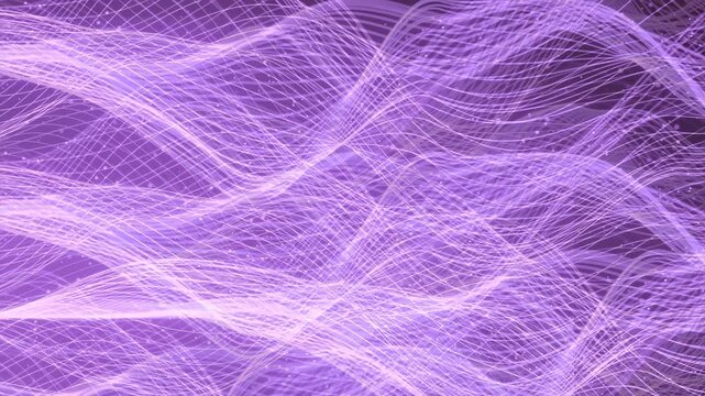 Abstract Seamless Looping Background with Purple Waves