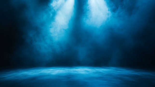 Dark to light gradient background with soft spotlight center, clean corporate design with large copy space for presentation, branding and marketing