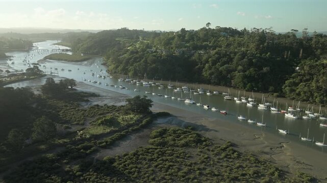 Aerial Flighti at Weiti Wharf