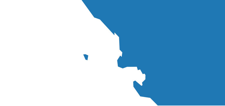 Kharg island map Outline Vector file for Reuse