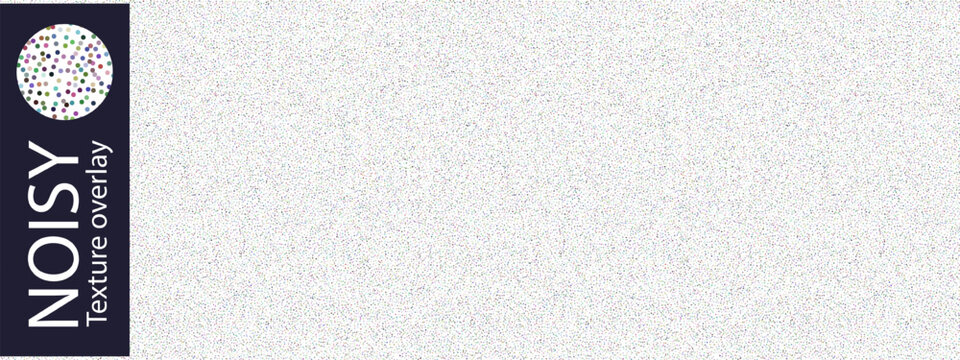 Seamless texture with circle noise effect, bg photo filter. White granular vignette gradient of airbrush dots. Static pattern overlay for old stippled film, light gray grainy fine silver particles.