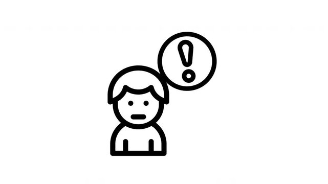 problem animated icon