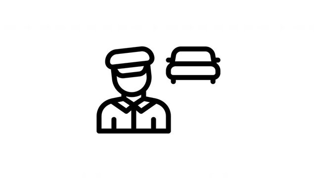 chauffeur animated icon