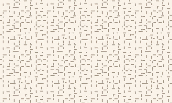 Seamless abstract digital data line pattern, minimal tech binary code background