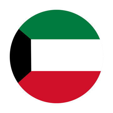 Kuwait National Flag element Icon