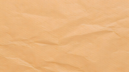 Fototapeta premium Crumpled brown paper texture background