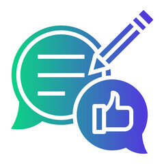 Obraz premium recommendation Gradient icon