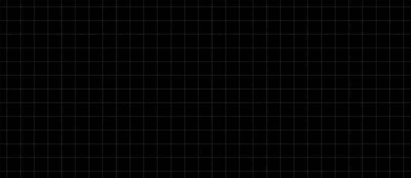 Blueprint grid black graphic paper texture with millimeter lattice lines for architect plan, drafting template, geometric design or technical background.