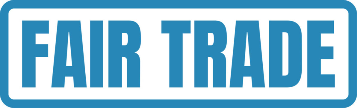 Promotion banner for fair trade initiatives and ethical business practices
