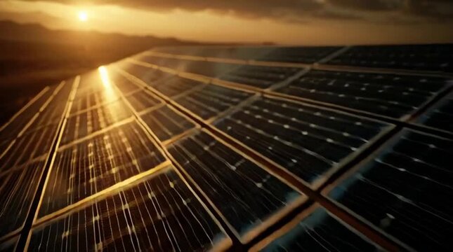 close up of solar panels to convert sunlight into electrical energy