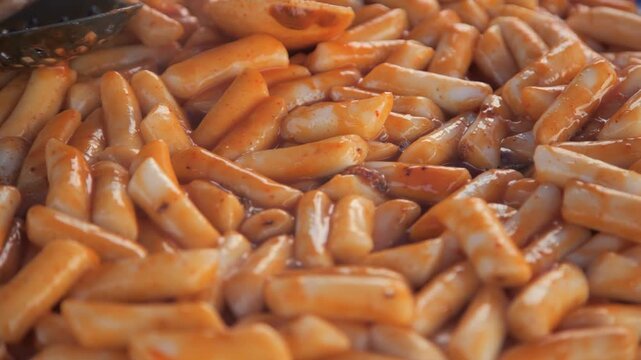먹을것, 간식, 갈색, 건강한, 맛있는, 맛 있는, 식사, 먹다, 떡볶이