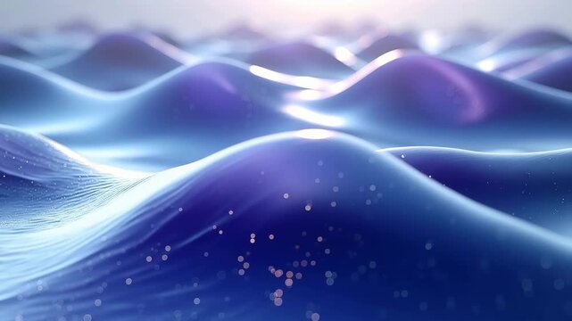 Ocean Wave Abstract: A mesmerizing display of flowing, ethereal ocean waves, with soft, undulating forms and a captivating play of light and shadow, evoking a sense of calm and serenity.