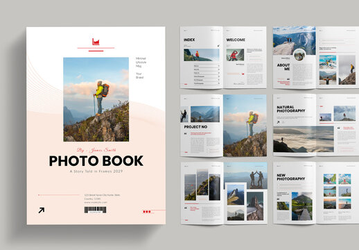 Clean Photo Book Template