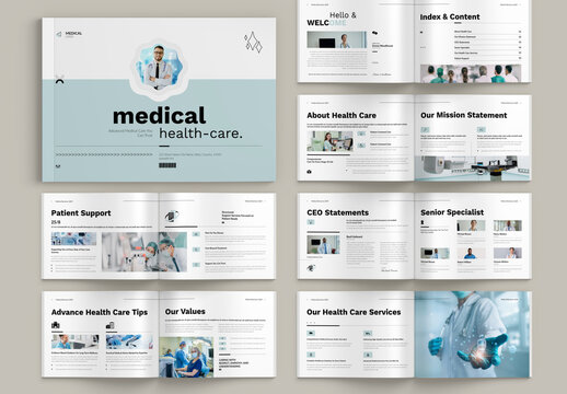 Medical Brochure Landscape Template