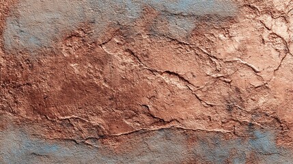 Fototapeta premium Copper detailed small brushstroke style background with metallic texture, subtle highlights, warm tones and refined abstract minimalist design for elegant decorative use 