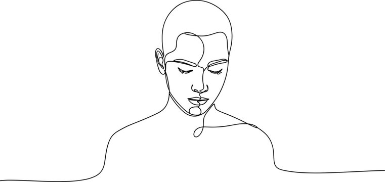 Man with short hair and stubble.