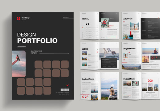Minimal Graphic Design Portfolio Layout