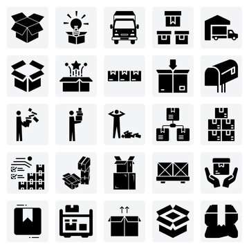 The Unboxing Experience &ndash; Open And Closed Cardboard Boxes For Delivery, E-Commerce, And Consumer Product Themes