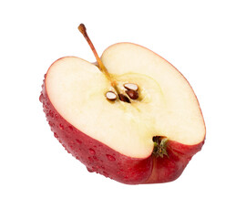 slice of red apple on transparent background © Amelia NF