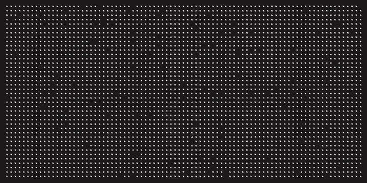 A densely patterned black and white image resembling digital noise