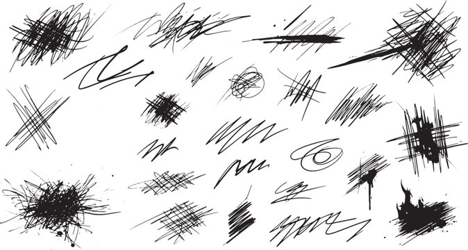 A minimalist dark navy blue square layout featuring a clean rounded border with the subtle text labels EPS and Brush Stroke 33 positioned neatly on the left side within a professional graphic design.