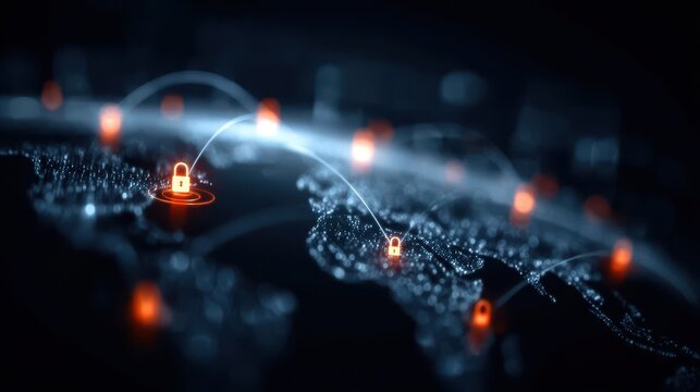 A resilient digital network defines the cyberspace where technology and system security provide essential protection for assets.