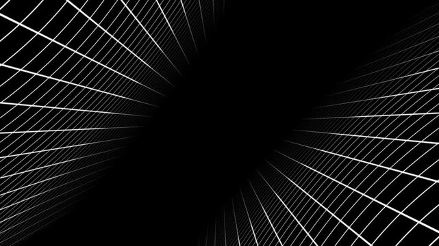 seamless grid line looping animation background. Neon Grids and Lines motion graphic animation. Retro futuristic animation element. grid lines loop animation. wavy grid technology video 4K.