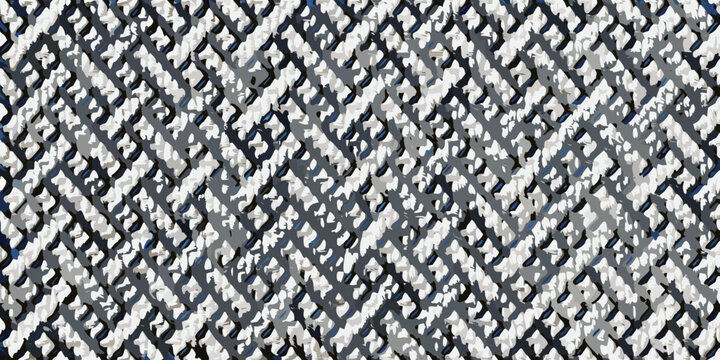 Abstract geometric pattern resembling a diamond shaped mesh texture