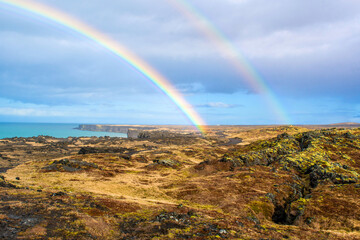 Piękne tęcze wiosną na Islandii 2025 © Krzysiek Cegiełka