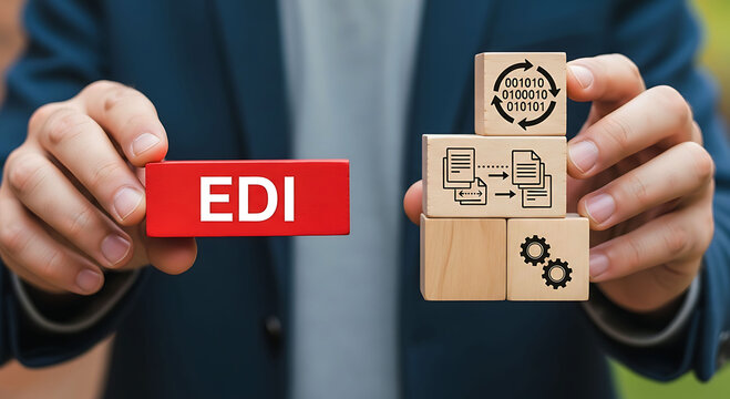 EDI Electronic Data Interchange business automation and digital document transfer