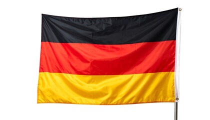 Obraz premium A German flag with black, red, and yellow horizontal stripes
