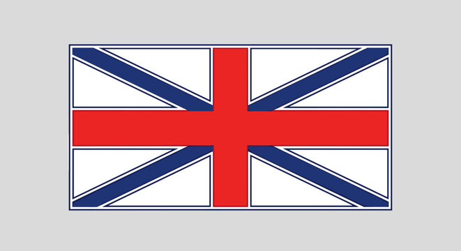 Russian Naval Ensign, featuring a blue saltire on a white field with a superimposed red cross, symbolizing the nation's maritime heritage and military.