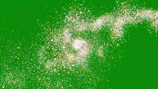 Water drops on green surface and glass texture