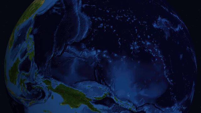 Satellite Zoom Into Addis Ababa Ethiopia Night City Lights Animation