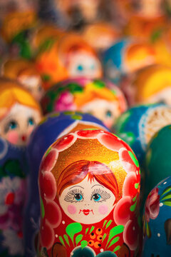Colorful Russian Nesting Dolls The Market