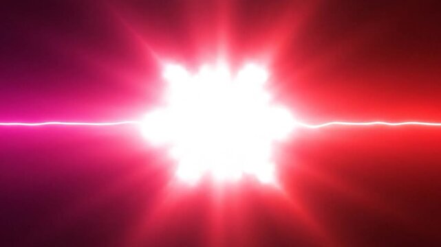 Electricity Light Trail Red Energy.