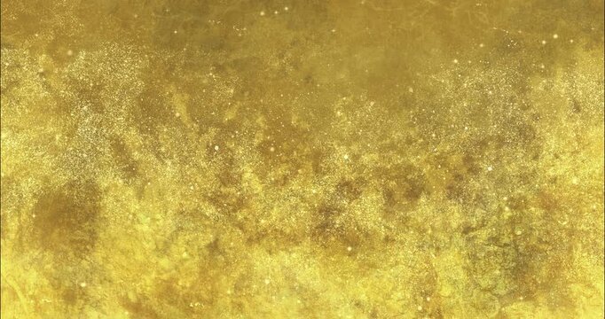 輝くゴールドの和風手描きイラスト動画背景