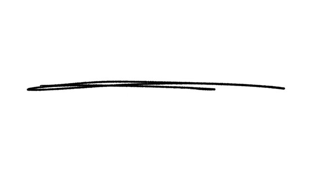 Hand Drawn Marker Lines PNG Isolated Brush Stroke Marks for Design Elements