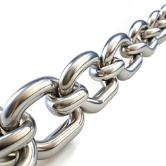 Fototapeta premium heart shaped chain