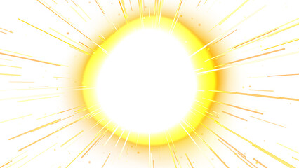 Fototapeta premium Abstract Glowing Light Burst with Starburst Effect