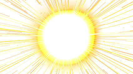 Fototapeta premium Abstract Glowing Light Burst with Dynamic Radiant Beams