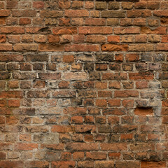 Obraz premium Distressed Detailed Old Brick Wall Texture Seamless Background